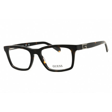 Guess Men's Eyeglasses - Dark Havana Rectangular Shape Full Rim Frame | GU50368 052 ,