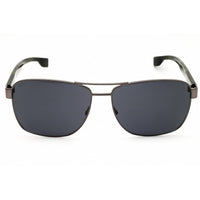 Hugo Boss Men's Sunglasses - Ruthenium Grey Rectangular Shape Frame | 1240/S 0KJ1 IR ,