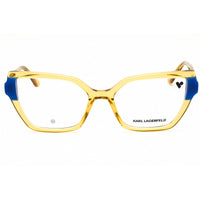 KARL LAGERFELD Women's Eyeglasses - Caramel/Blue Acetate Cat Eye Frame | KL6131 216 ,