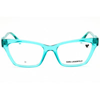 KARL LAGERFELD Women's Eyeglasses - Turquoise Injected Propionate Frame | KL6135 444 ,