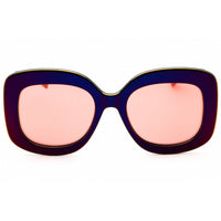 KARL LAGERFELD Women's Sunglasses - Wine/Violet Oversized Shape Frame | KL6165SN 602 ,