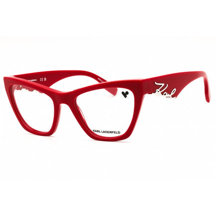 KARL LAGERFELD Women's Eyeglasses - Red Acetate Cat Eye Full Rim Frame | KL6171N 600 ,