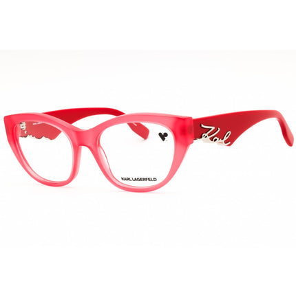 KARL LAGERFELD Women's Eyeglasses - Coral Acetate Cat Eye Full Rim Frame | KL6189N 506 ,