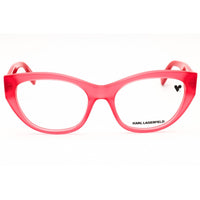 KARL LAGERFELD Women's Eyeglasses - Coral Acetate Cat Eye Full Rim Frame | KL6189N 506 ,