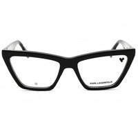 KARL LAGERFELD Women's Eyeglasses - Black Injected Propionate Frame | KL6195 001 ,