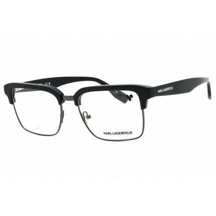KARL LAGERFELD Men's Eyeglasses - Blue Metal Rectangular Full Rim Frame | KL6202 400 ,
