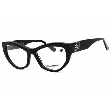 KARL LAGERFELD Women's Eyeglasses - Black Cat Eye Shape Full Rim Frame | KL6211 001 ,