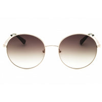 Longchamp Women's Sunglasses - Gold/Green Metal Round Full Rim Frame | LO143S 711 ,
