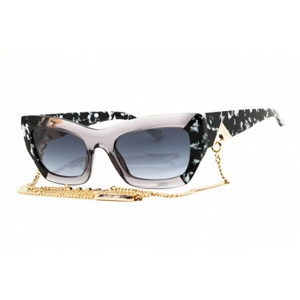 Missoni Women's Sunglasses - Grey Marble Black Full Rim Frame | MIS 0151/S 0UHX 9O ,