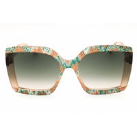 Missoni Women's Sunglasses - Pattern Pink Green Plastic Frame | MIS 0186/S 0038 FF ,