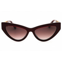 Moschino Women's Sunglasses - Metalized Burgundy Full Rim Frame | MOS170/S 0B17 HA ,