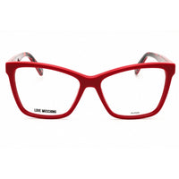 Moschino Love Women's Eyeglasses - Red Cat Eye Shape Full Rim Frame | MOL586 0C9A 00 ,