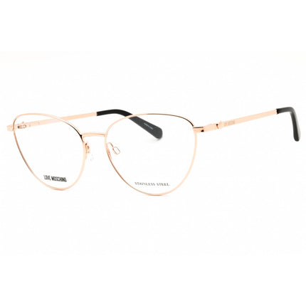 Moschino Love Men's Eyeglasses - Gold/Copper Metal Full Rim Frame | MOL587 0DDB 00 ,