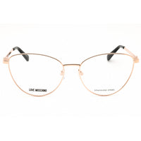 Moschino Love Men's Eyeglasses - Gold/Copper Metal Full Rim Frame | MOL587 0DDB 00 ,