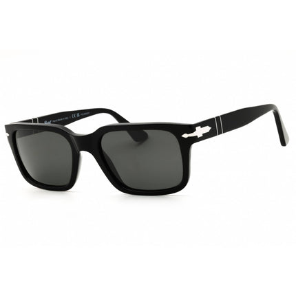 Persol Unisex Sunglasses - Black Acetate Rectangular Full Rim Frame | 0PO3272S 95/48 ,