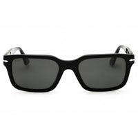 Persol Unisex Sunglasses - Black Acetate Rectangular Full Rim Frame | 0PO3272S 95/48 ,