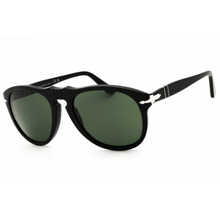 Persol Unisex Sunglasses - Black Plastic Rectangular Full Rim Frame | PO0649 95/31 ,