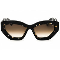 Philipp Plein Women's Sunglasses - Glossy Black Cat Eye Plastic Frame | SPP099M 0700 ,