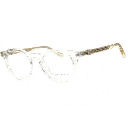 Philipp Plein Men's Eyeglasses - Shiny Transparent Grey Frame | VPP060M 49880Y ,