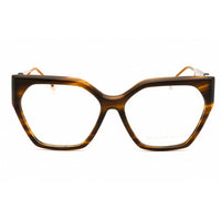 Philipp Plein Women's Eyeglasses - Wavy Brown Plastic Cat Eye Shape Frame | VPP068S ,