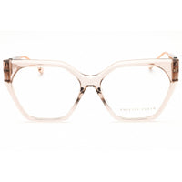 Philipp Plein Women's Eyeglasses - Transparent Beige Plastic Frame | VPP068S 07T1 ,