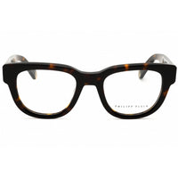 Philipp Plein Men's Eyeglasses - Shiny Havana Round Acetate Frame | VPP146M 510722 ,