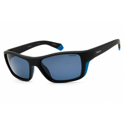 Polaroid Core Men's Sunglasses - Black Azure Rectangular Frame | PLD 7046/S 0OY4 C3 ,