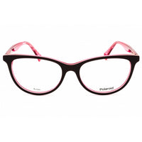 Polaroid Core Women's Eyeglasses - Burgundy/Pink Plastic Oval Frame | PLD D395 00T5 00 ,