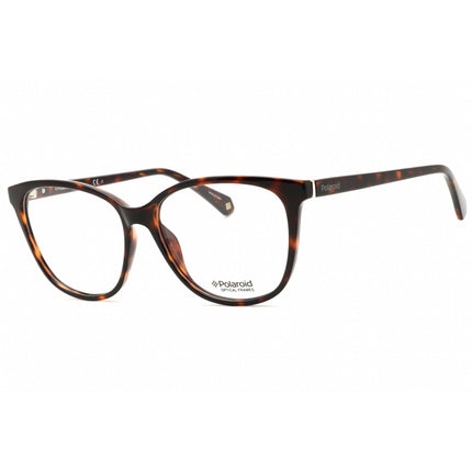 Polaroid Core Women's Eyeglasses - Havana Plastic Full Rim Frame | PLD D372 0086 00 ,