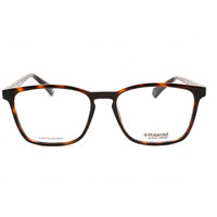 Polaroid Core Unisex Eyeglasses - Havana Plastic Full Rim Frame | PLD D373 0086 00 ,