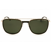 Porsche Men's Sunglasses - Gold/Black Metal Rectangular Full Rim Frame | P8690 57B ,