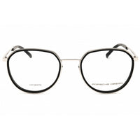 Porsche Men's Eyeglasses - Palladium/Black Round Shape Full Rim Frame | P8740 53C000 ,