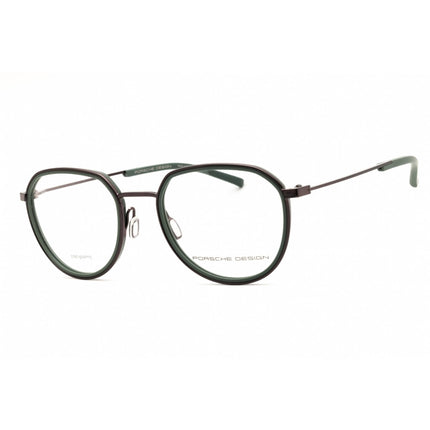 Porsche Men's Eyeglasses - Brown/Green Injected Propionate Round Frame | P8740 53D000 ,
