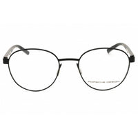 Porsche Men's Eyeglasses - Black/Grey/Red Stainless Steel Full Rim Frame | P8746 51A ,