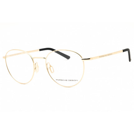 Porsche Men's Eyeglasses - Gold/Black Metal Round Shape Full Rim Frame | P8759 51C000 ,