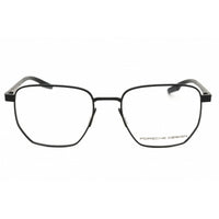Porsche Men's Eyeglasses - Black/Dark Blue Metal Oval Full Rim Frame | P8770 A000 ,