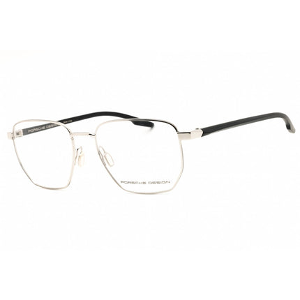 Porsche Men's Eyeglasses - Palladium/Black Metal Oval Full Rim Frame | P8770 D000 ,