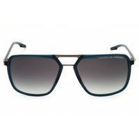 Porsche Men's Sunglasses - Blue/Grey Nylon Rectangular Full Rim Frame | P8934 59B ,