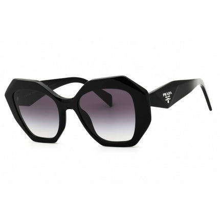 Prada Women's Sunglasses - Black Acetate Oversized Full Rim Frame | 0PR 16WS 1AB5D1 ,