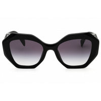 Prada Women's Sunglasses - Black Acetate Oversized Full Rim Frame | 0PR 16WS 1AB5D1 ,
