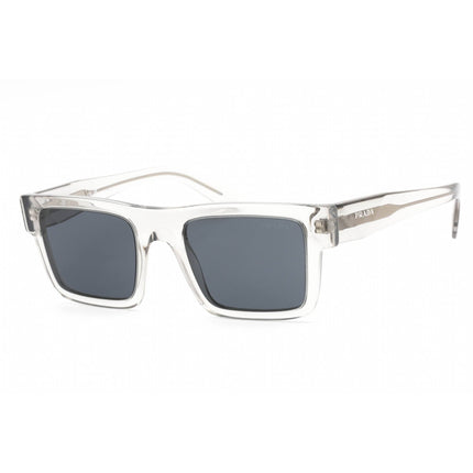 Prada Unisex Sunglasses - Grey Acetate Rectangular Full Rim Frame | 0PR 19WS U4309T ,