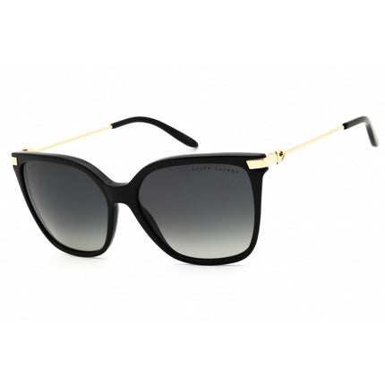 Ralph Lauren Women's Sunglasses - Shiny Black Rectangular Shape Frame | 0RL8209 5001T3 ,