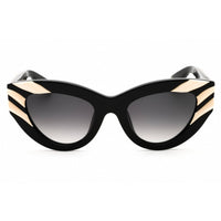 Roberto Cavalli Women's Sunglasses - Shiny Black/Beige Plastic Frame | SRC009V 700Y ,