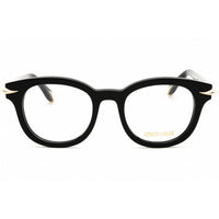 Roberto Cavalli Women's Eyeglasses - Shiny Black/Gold Acetate Frame | VRC044M 490700 ,