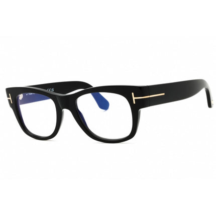 Tom Ford Men's Eyeglasses - Shiny Black Rectangular Full Rim Frame | FT5040-B 001 ,