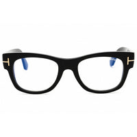 Tom Ford Men's Eyeglasses - Shiny Black Rectangular Full Rim Frame | FT5040-B 001 ,