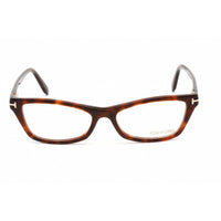 Tom Ford Women's Eyeglasses - Dark Havana Rectangular Full Rim Frame | FT5265 052 ,