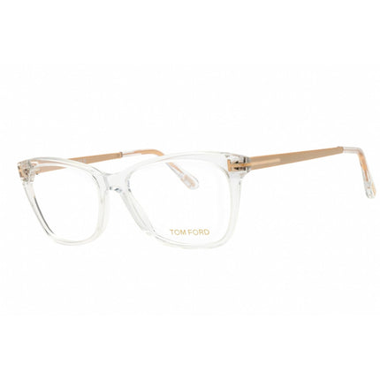 Tom Ford Women's Eyeglasses - Clear Acetate Rectangular Full Rim, 52mm | FT5353 026 ,