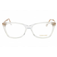 Tom Ford Women's Eyeglasses - Clear Acetate Rectangular Full Rim, 52mm | FT5353 026 ,