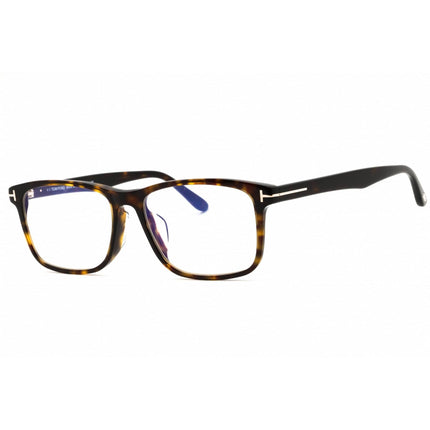 Tom Ford Men's Eyeglasses - Dark Havana Rectangular Full Rim Frame | FT5752-F-B 052 ,